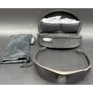 Tifosi Slope Gray Stripe Interchangeable Cycling Sunglasses - NOS